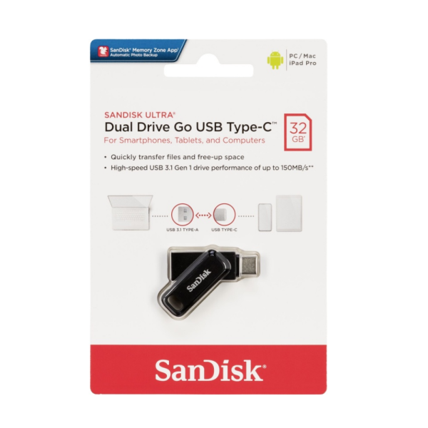 USB-Type-C Flash SanDisk Ultra Dual Drive Go